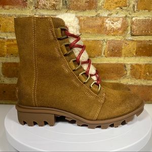 🧱NEW SOREL WOMEN'S PHOENIX SHORT LACE COZY BOOT